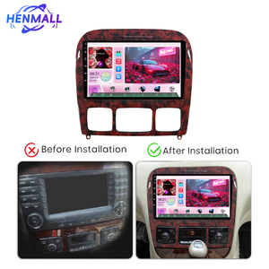 วอลคอมม์9นิ้วหน้าจอ IPS เครื่องเล่นดีวีดีในรถยนต์ระบบแอนดรอยด์สเตอริโอสำหรับรถยนต์ Benz S คลาส1998-2005 <span class=keywords><strong>W220</strong></span> S280 S320 S350 <span class=keywords><strong>S400</strong></span> S430 S500 - Product Image 4