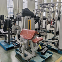 ST-1020 Machine à triceps assise en acier réglable, équipement de fitness commercial, entraîneur de bras pour salle de sport, extension de triceps à 45 degrés