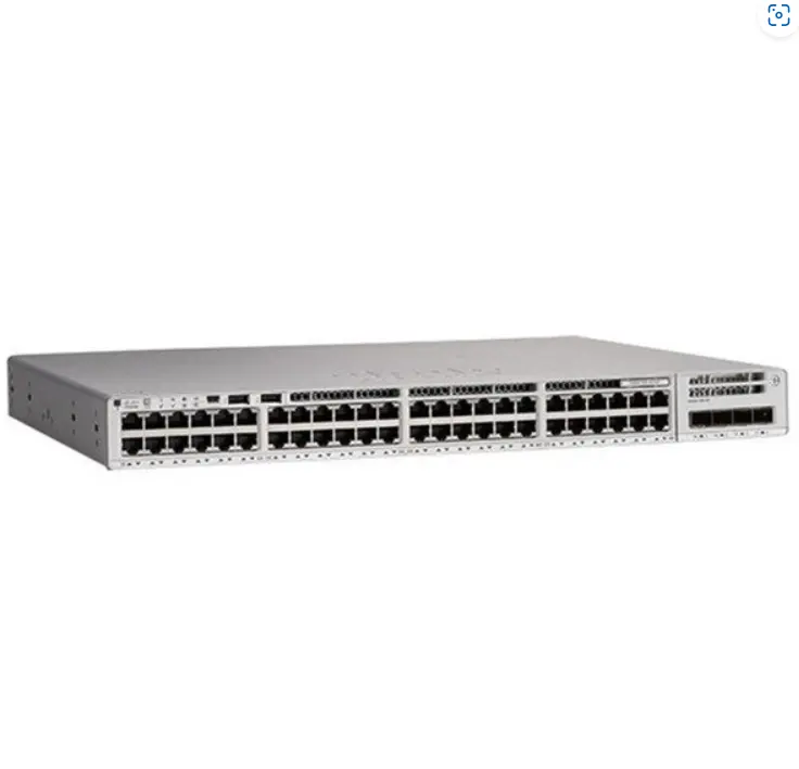 Nuovo C9200-48PXG-E 9200 a 48 porte 8xmGig 40x1G, PoE, interruttore Ethernet di rete essenziale