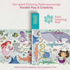 Crazy Little Books Rouleau géant <span class=keywords><strong>de</strong></span> papier sous-marin Sirène pour enfants, kit d'activités créatives amusantes, éducatif préscolaire - Product Image 2