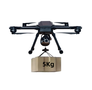 5kg tải 4 <span class=keywords><strong>rotor</strong></span> sợi carbon Drone với 30-40 phút Thời gian bay và 70 km tối đa khoảng cách bay Giao thông vận tải UAV - Product Image 1