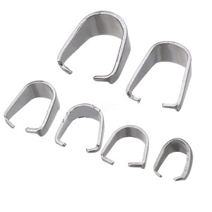 Fermoirs en acier inoxydable or rose, attaches pour breloques, boucles graines <span class=keywords><strong>de</strong></span> <span class=keywords><strong>melon</strong></span>, connecteurs <span class=keywords><strong>de</strong></span> pendentifs pour colliers DIY, composants <span class=keywords><strong>de</strong></span> bijoux - Product Image 6