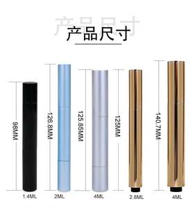 Bolígrafo Cosmético de Aluminio Vacío de 2.8ml, 4ml, 6ml con Logotipo Personalizado, Tapa de Rosca y Serigrafía para Lápiz Labial y Cuidado de Uñas - Product Image 4