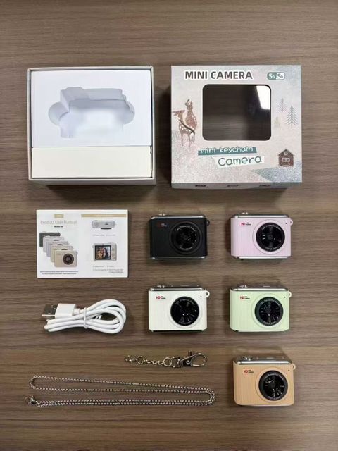 S5 Mini Thumb Camera - Backpack Hanger - High Definition Screen Portable Digital Camera for Students