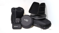 Étui rigide de protection portable avec fermeture éclair, petit format EVA, personnalisable avec logo