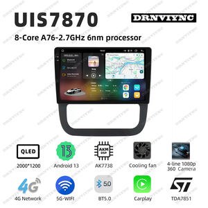 Système de navigation automobile Android 13 7870 2K, écran, CarPlay, autoradio 2 DIN pour Volkswagen VW Jetta 5 2005 - <span class=keywords><strong>2010</strong></span> - Product Image 2