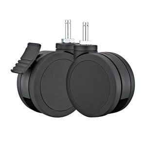 75 mm100mm125mm Krankenhaus medizinische Betten Voll plastik PU <span class=keywords><strong>Twin</strong></span> <span class=keywords><strong>Caster</strong></span> Typ a Räder für medizinische Geräte - Product Image 3