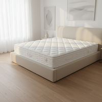 Matelas à ressorts ensachés certifié Jiabaijia avec surmatelas, OEM ODM, taille personnalisée, vente en gros pour projets hôteliers