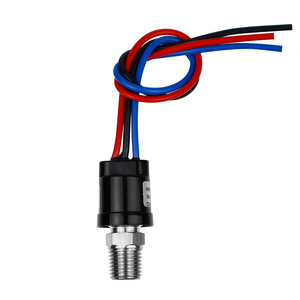 สวิตช์แรงดันแบบปิดปกติ 10PSI ปิดเมื่อ 15PSI เปิด ข้อต่อเกลียว NPT1/4 ฐาน 304SS -30~120 ℃   ตัวควบคุมแรงดันระบบทำความเย็น HVAC - Product Image 2