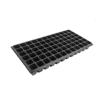 Plateau de semis 72 cellules avec dôme d'humidification et base, kit de germination épaissi avec 2 aérations pour la propagation des semis