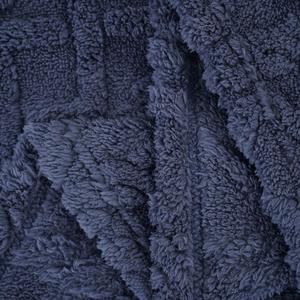 ผ้าห่มขนนุ่มผ้าห่มนุ่มพิเศษสำหรับวัยรุ่นหญิง3D โซฟาเบดโซฟาเบดของขวัญเด็กผู้ชายสีน้ำเงินเข้ม - Product Image 5