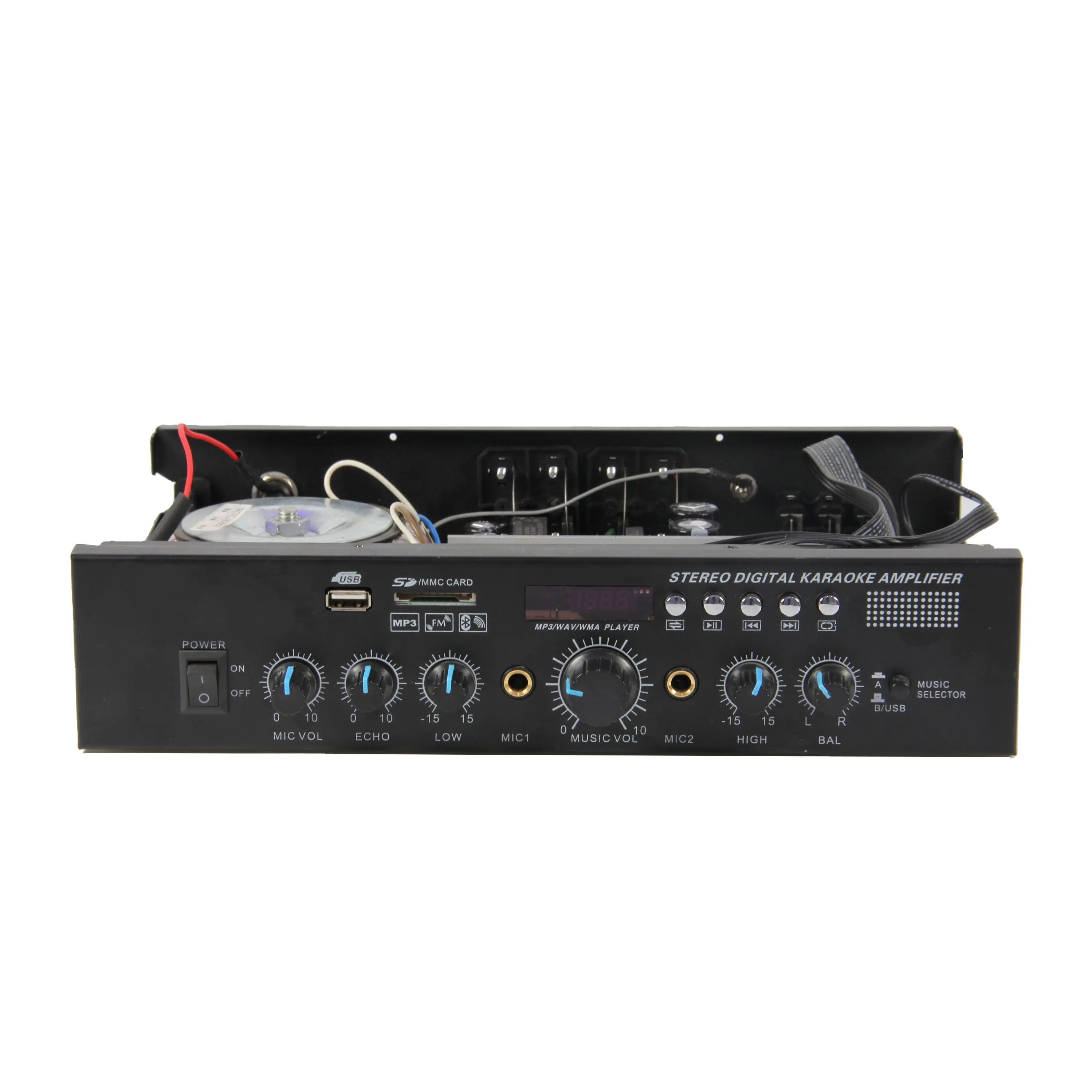 FIFI Best Price Professional Karaoke System Digital ECHO AV 4 Channels Mixer Karaoke Power Amplifier