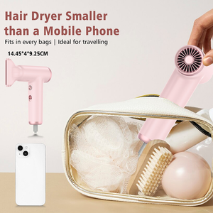 Sèche-cheveux compact sans balais populaire 11000 tr/min avec 1 buse concentratrice, ions négatifs et soin thermostatique pour des cheveux lisses - Product Image 6