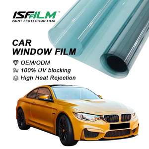 ISF 1,52*30m rollo de película Solar autoadhesiva de bloqueo UV infrarrojo alto <span class=keywords><strong>para</strong></span> automóviles aislamiento <span class=keywords><strong>térmico</strong></span> automotriz ventana de seguridad tintada - Product Image 5