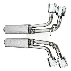 Système d'échappement universel pour Mercedes-Benz Classe G W464 W463A, en acier inoxydable, embouts de silencieux, épaisseur 1,5 mm, finition lisse - Product Image 3