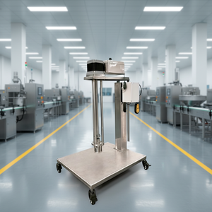 Agitateur SPRALL 40L pour liquides chimiques industriels, fabrication de <span class=keywords><strong>mayonnaise</strong></span>, sauces, homogénéisation alimentaire, émulsification, mélangeur 220V SUS304 - Product Image 1