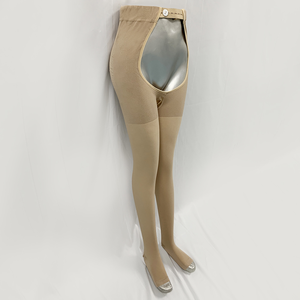 <span class=keywords><strong>Collant</strong></span> Premaman a Compressione 15-20mmHg, Taglia Grande, Punta Chiusa, Tinta Unita, Jacquard Elasticizzato - Product Image 3