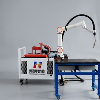 Robot de soudage collaboratif 6 axes avec chariot mobile, suivi d'arc de soudage, cobot, équipement de soudage professionnel