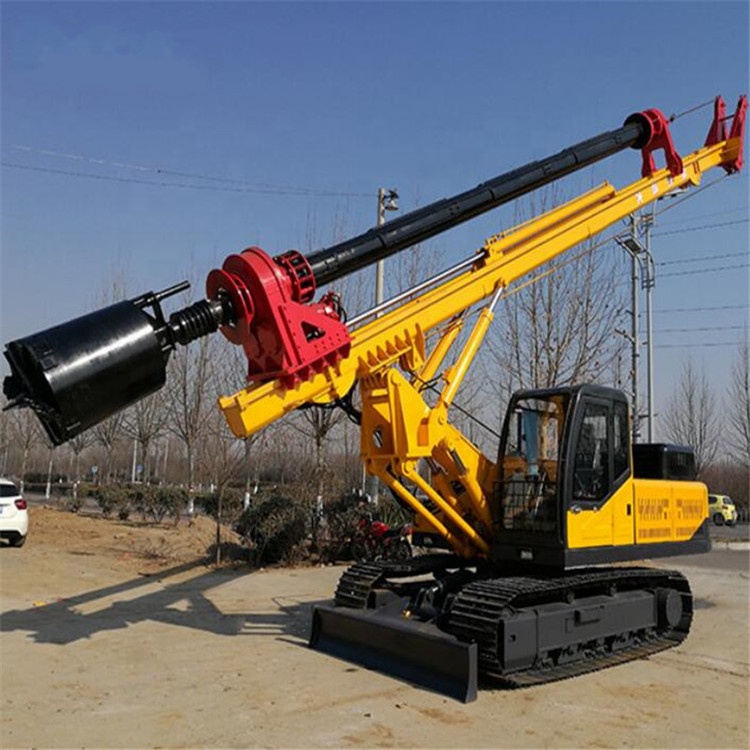 Буровая установка 1500 мм dia, гидравлическая гусеничная роторная буровая установка, 20 м вращающаяся сваевая установка