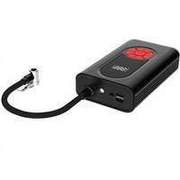 Démarreur de voiture portable haute capacité 11200mAh avec compresseur d'air, démarreur de voiture d'urgence multifonction et pompe de gonflage des pneus