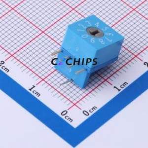 EDR-10H Rotary Encoder Through hole Component (THT),10x10mm Switch - Product Image 1