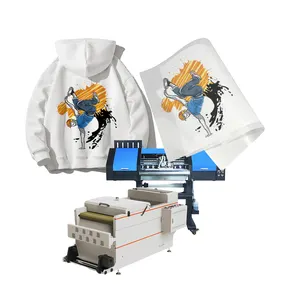 定制尺寸直接到聚酯薄膜A4 30厘米t恤DTF打印机所有纺织印花t恤服装热转印印花