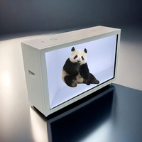 Écran tactile transparent pour affichage numérique, vitrine publicitaire LCD intérieure 32 pouces, affichage publicitaire 1920x1080 HD, kiosque intelligent