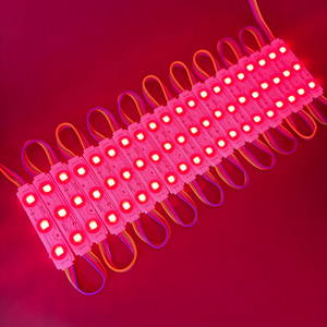 Modulo <span class=keywords><strong>Led</strong></span> luce DC12V 24V 75*15MM 0.72W 1.5W 3LED SMD5050 RGB modulo IP65 luce a <span class=keywords><strong>Led</strong></span> per esterni ad alta luminosità cartellone - Product Image 2