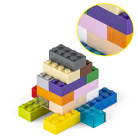 Petites briques de construction éducatives 2x4 en plastique, jouets d'apprentissage DIY pour enfants, blocs de construction Moc