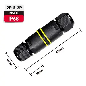 small IP68 M20 Straight type waterproof Connector with TUV