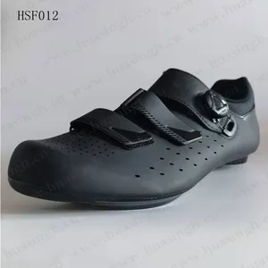 LXG, scarpe da ciclismo professionali con funzione di avvolgimento forte design con fibbia girevole con scarpe da corsa antiscivolo con foro d'aria HSF012