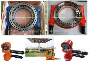 SDD3 XZWD Schwenk antrieb Hochwertiger 24-VDC-Motor mit zweiachsigem Schnecken getriebe für <span class=keywords><strong>Solar</strong></span>-Tracking-Systeme - Product Image 3