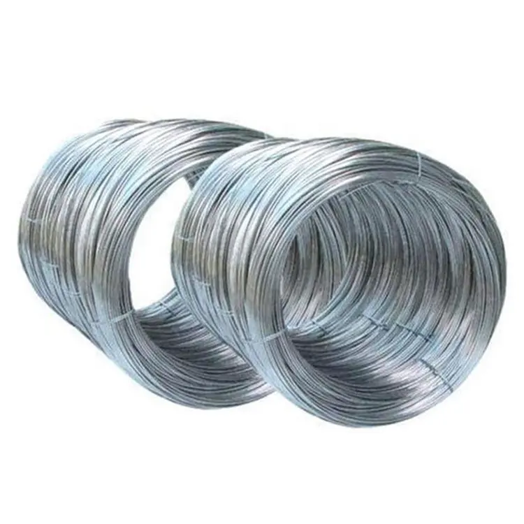 Pvc Gecoate Draad Zwart Gegloeid Draad 5Mm 5.5Mm 6Mm 6.5Mm 7Mm 8Mm 9Mm electro En Thermisch Verzinkt Staaldraad Coils