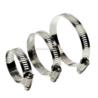 Vente en gros collier de serrage en acier inoxydable robuste de style américain 316/304 avec traitement de surface de polissage de Chine