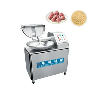HUAGANG Factory supply hot sale automatic meat bowl cutter machinery for sausage processing &vegetable& meat chopper