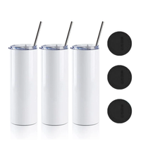 Fonds en caoutchouc 3M pour gobelets fins de 20 oz, gobelets à sublimation, tapis en silicone auto-adhésif, fond en caoutchouc antidérapant