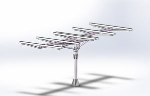 เครื่องติดตามพลังงานแสงอาทิตย์แบบสองแกน2KW ระบบติดตามดวงอาทิตย์2แกนระบบ PV ที่มีประสิทธิภาพ - Product Image 3