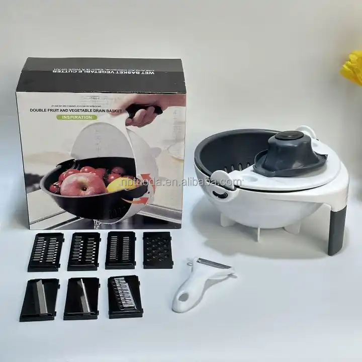  9-in-1 Multi-functional Rotate Vegetable Cutter Manual