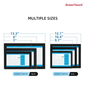 वाटरप्रूफ आईपी 65 विस्फोट-प्रूफ ई08 ओपन फ्रेम टच स्क्रीन मॉनिटर 10.4 इंच एलसीडी टच कैपेसिटिव औद्योगिक टच मॉनिटर - Product Image 3