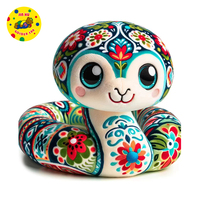 Juguetes de Peluche que Simulan el Zodiaco Chino, Serpiente, Animal de Peluche, Serpiente Anaconda de la República