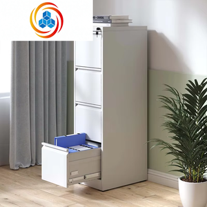 Archivador Metálico Colgante de 4 Cajones con Cerradura, Desmontable y Ensamblable, para Archivos - Product Image 2
