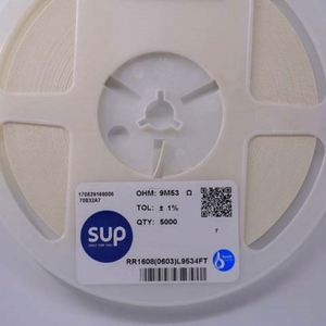 Manufacturer Direct RR1608 0603L9534FT 0603 1608 Resistors Chip Resistors SMD Resistors 9.53Mohm 1% 1/10W Thick Film Resistor - Product Image 1