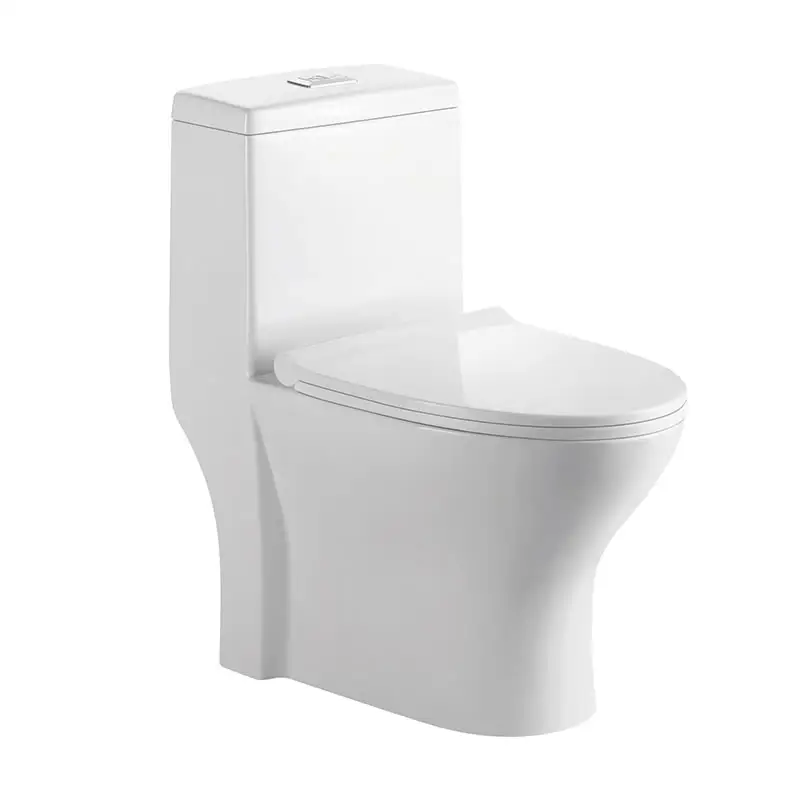 China manufacturer cheap siphonic dual flush S trap one piece toilet on sale