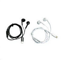 Écouteurs filaires Type-C avec micro et contrôle du volume, écouteurs intra-auriculaires stéréo USB-C avec câble anti-nœuds pour iPhone 15 16
