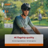 Casco Inteligente Foxwear con Cámara 4K Antivibración y Llamadas de Voz para Ciclismo/Bicicleta Eléctrica, Conducción Segura