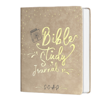 Carnet de journal d'étude biblique - Méthode S.O.A.P. - Fournitures d'étude biblique - Carnet de notes d'église - Carnet de dévotion quotidienne