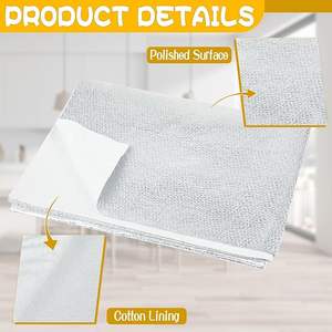 Tela Aislante Resistente al Calor <span class=keywords><strong>para</strong></span> Protectores de Ollas, 39x59 Pulgadas, Tela Reflectante Térmica <span class=keywords><strong>para</strong></span> Acolchado, <span class=keywords><strong>Costura</strong></span> y Manualidades - Product Image 3