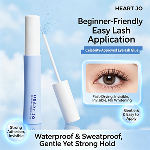 Colle à cils liquide HEART JO en gros – Fixation longue durée, douce pour la peau, application facile, séchage rapide - Product Image 2