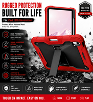 Étui antichoc à trois couches pour tablette iPad 10e génération 10,9 pouces, housse pour iPad 11e génération A16 11 pouces avec protection à trois couches