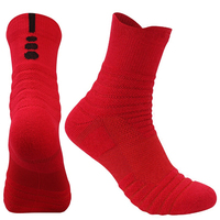 Chaussettes de basket-ball personnalisées de bonne qualité Chaussettes de basket-ball à tube moyen Chaussettes Elite Basketball